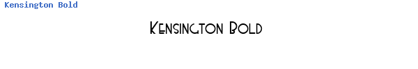 Fuente Kensington Bold.ttf