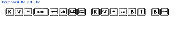 Fuente Keyboard KeysBT Bold.ttf