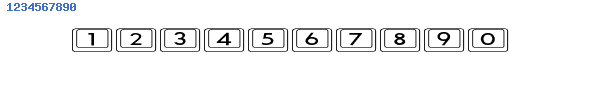 Fuente Keyboard Keysex Expanded.ttf