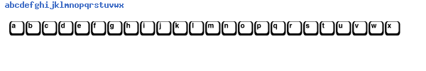 Fuente Keyboard1C.otf
