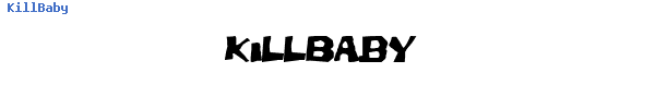 Fuente KillBaby.ttf