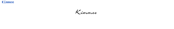 Fuente Kimmee.ttf