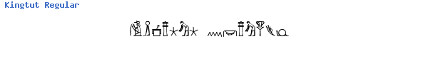 Fuente Kingtut Regular.ttf