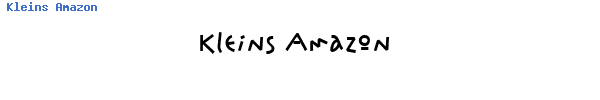 Fuente Kleins Amazon.ttf