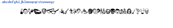 Fuente Klippy Dingbats.ttf