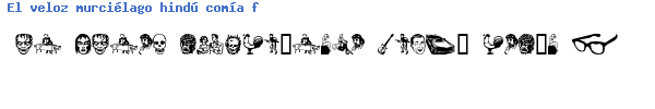 Fuente Klippy Dingbats.ttf