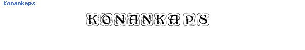 Fuente Konankaps.ttf