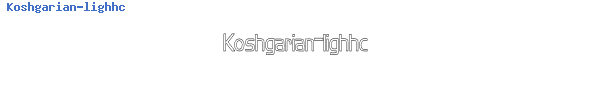 Fuente Koshgarian-lighhc.ttf