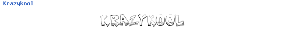 Fuente Krazykool.ttf