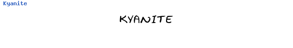 Fuente Kyanite.ttf
