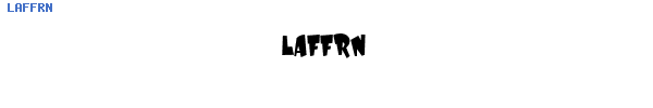 Fuente LAFFRN.TTF