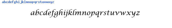 Fuente LCALLIG.TTF