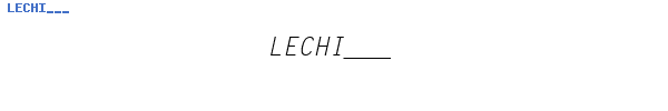 Fuente LECHI___.TTF