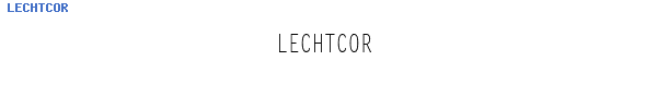 Fuente LECHTCOR.TTF