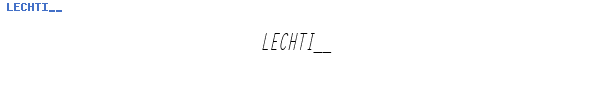 Fuente LECHTI__.TTF