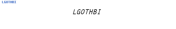 Fuente LGOTHBI.TTF