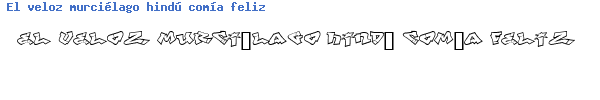 Fuente LHFdefwriterBASE.TTF
