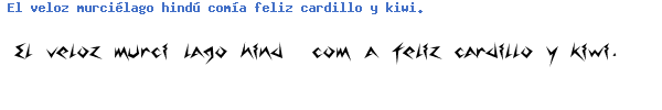 Fuente LIGHRG.TTF
