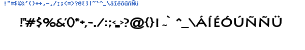 Fuente LISTWB__.TTF