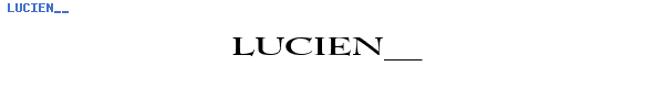 Fuente LUCIEN__.TTF