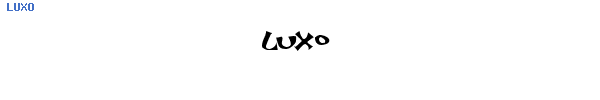 Fuente LUXO.TTF