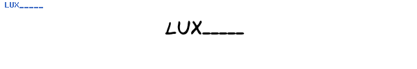 Fuente LUX_____.TTF