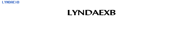Fuente LYNDAEXB.TTF