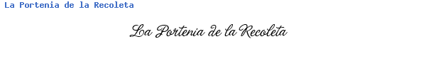 Fuente La Portenia de la Recoleta.ttf