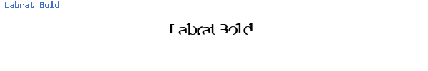 Fuente Labrat Bold.ttf