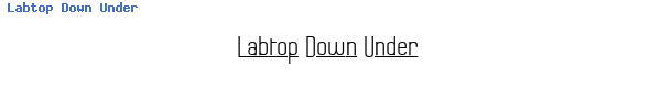 Fuente Labtop Down Under.ttf
