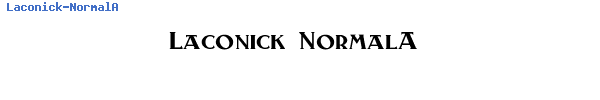 Fuente Laconick-NormalA.ttf