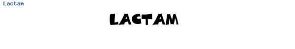Fuente Lactam.ttf