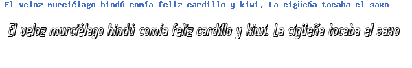 Fuente Lady Ice - 3D Italic.ttf