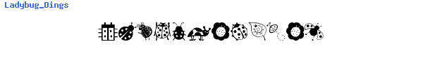 Fuente Ladybug_Dings.ttf