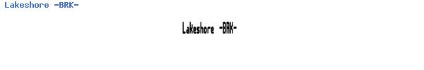 Fuente Lakeshore -BRK-.ttf