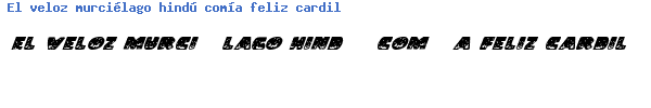 Fuente Land Shark Italic.ttf