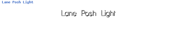 Fuente Lane Posh Light.ttf