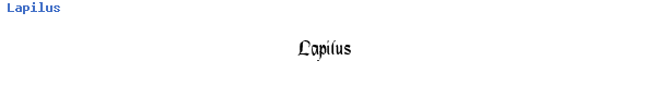 Fuente Lapilus.ttf