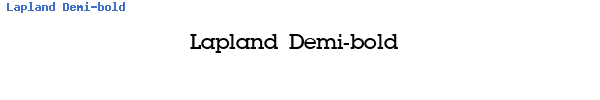 Fuente Lapland Demi-bold.ttf