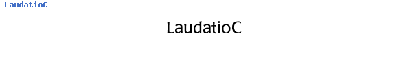 Fuente LaudatioC.ttf