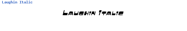 Fuente Laughin Italic.ttf