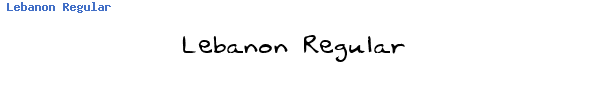 Fuente Lebanon Regular.ttf