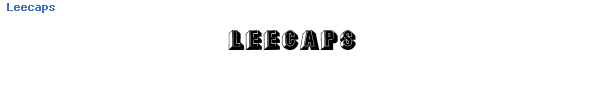 Fuente Leecaps.ttf