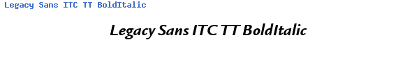 Fuente Legacy Sans ITC TT BoldItalic.ttf