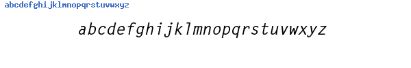 Fuente Letter Gothic Std Bold Slanted.ttf