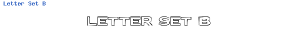 Fuente Letter Set B.ttf