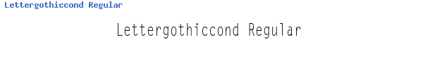 Fuente Lettergothiccond Regular.ttf