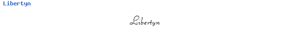 Fuente Libertyn.ttf