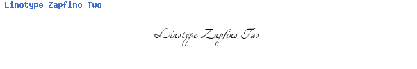 Fuente Linotype Zapfino Two.ttf