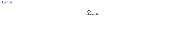 Fuente Linus.ttf